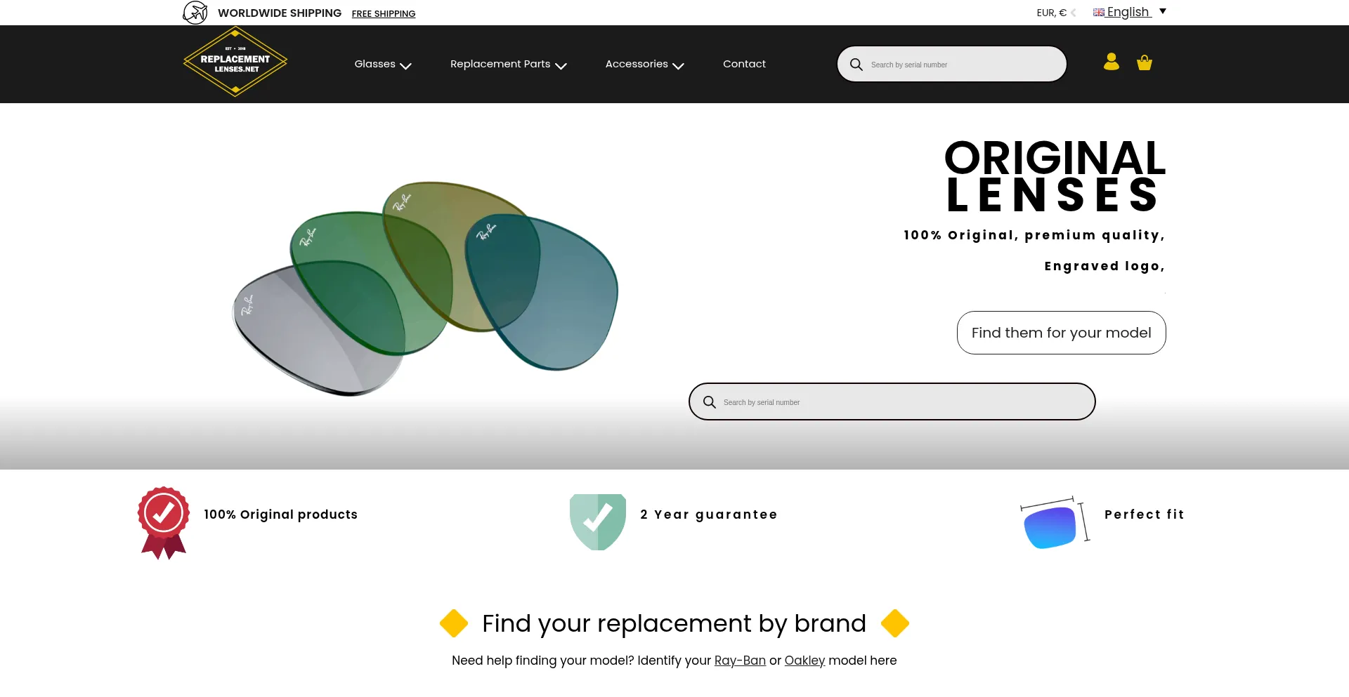 Ist Replacementlenses.net sicher und vertrauenswürdig?