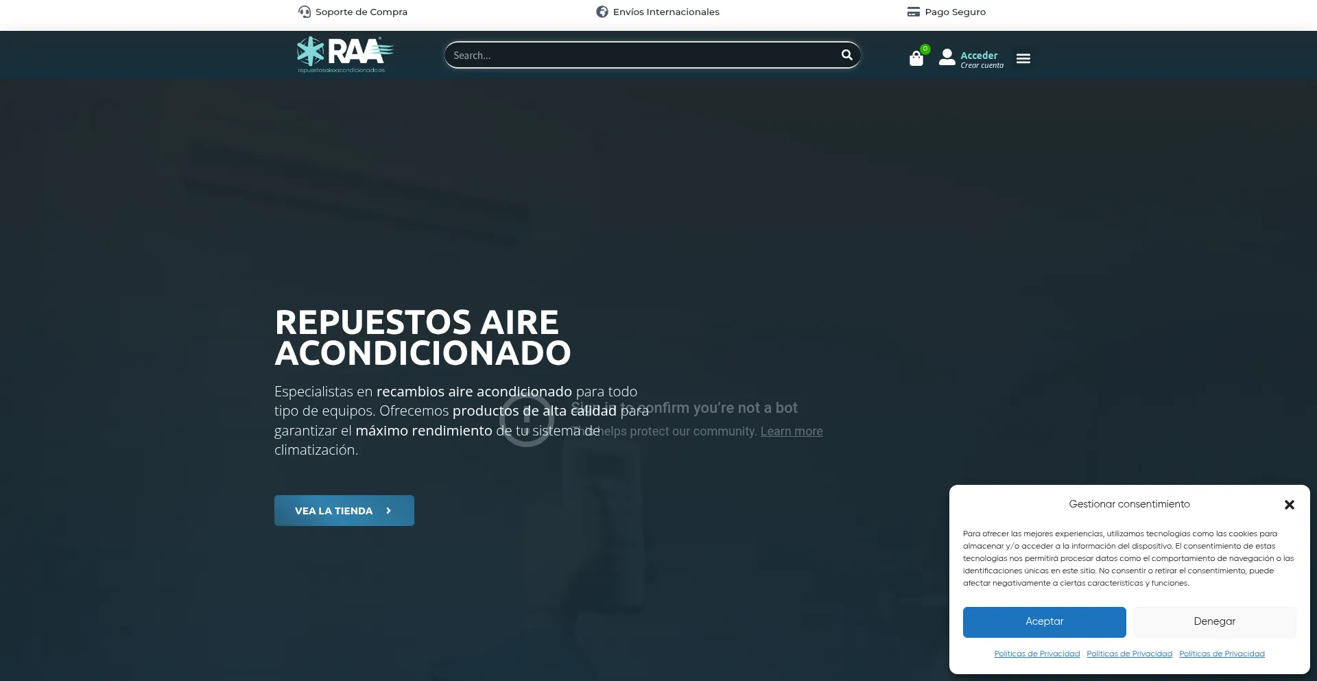 Repuestosaireacondicionado.es