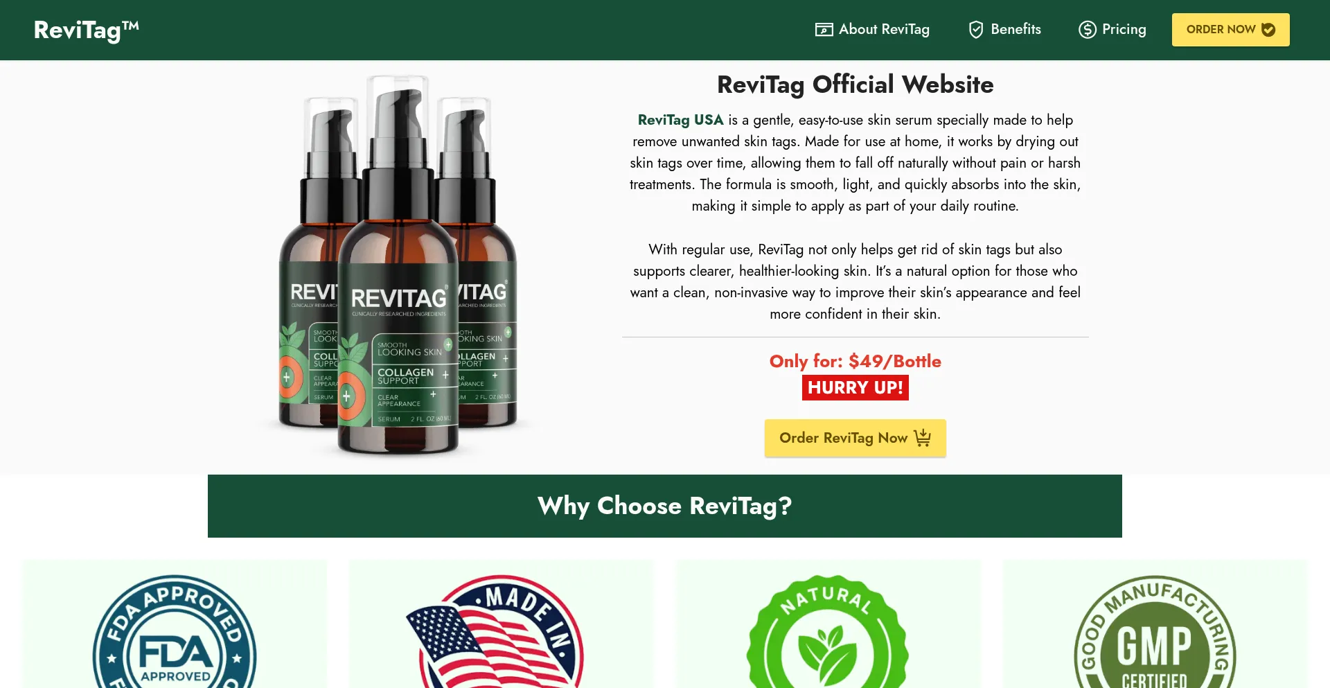 Ist Revitag-skin.us sicher und vertrauenswürdig?