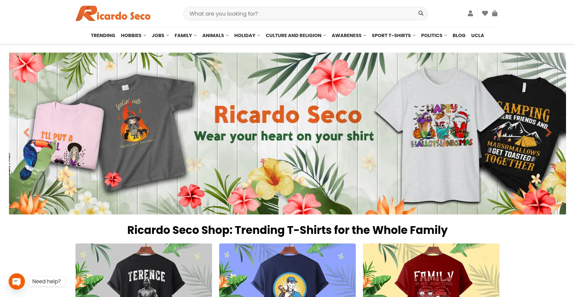 Website screenshot of Ricardoseco.com