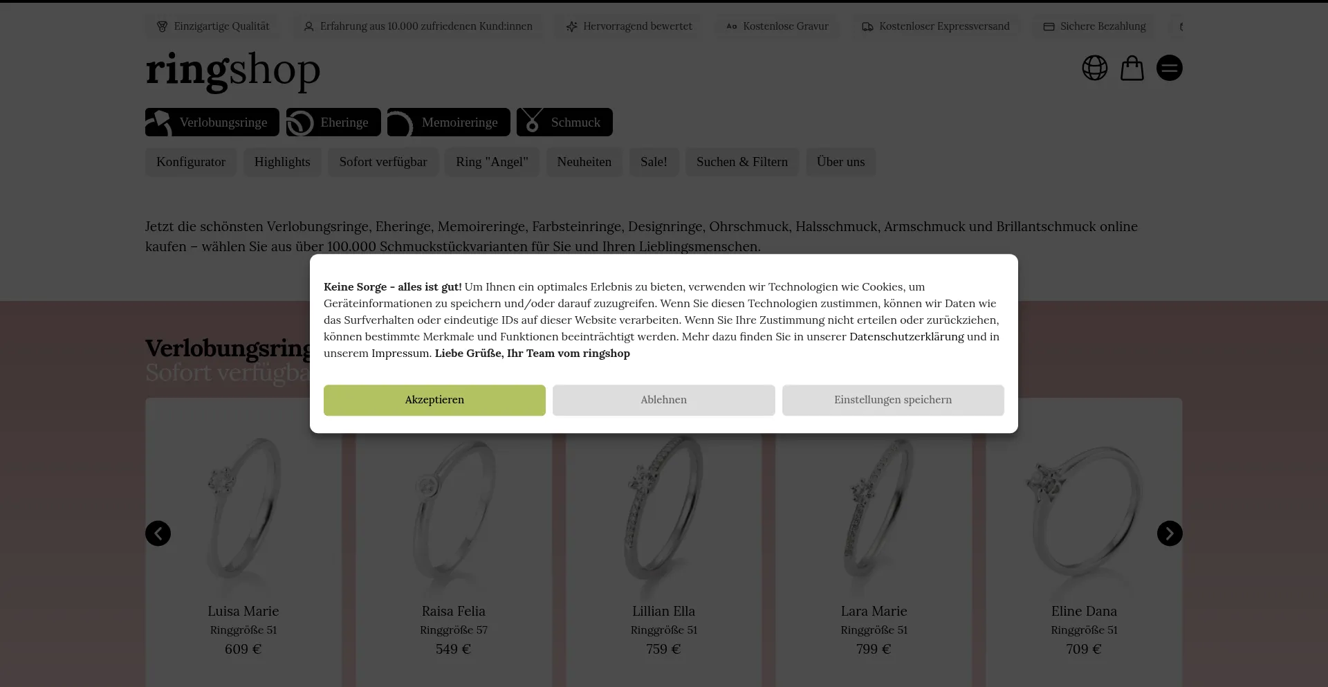 Ist Ringshop.at sicher und vertrauenswürdig?