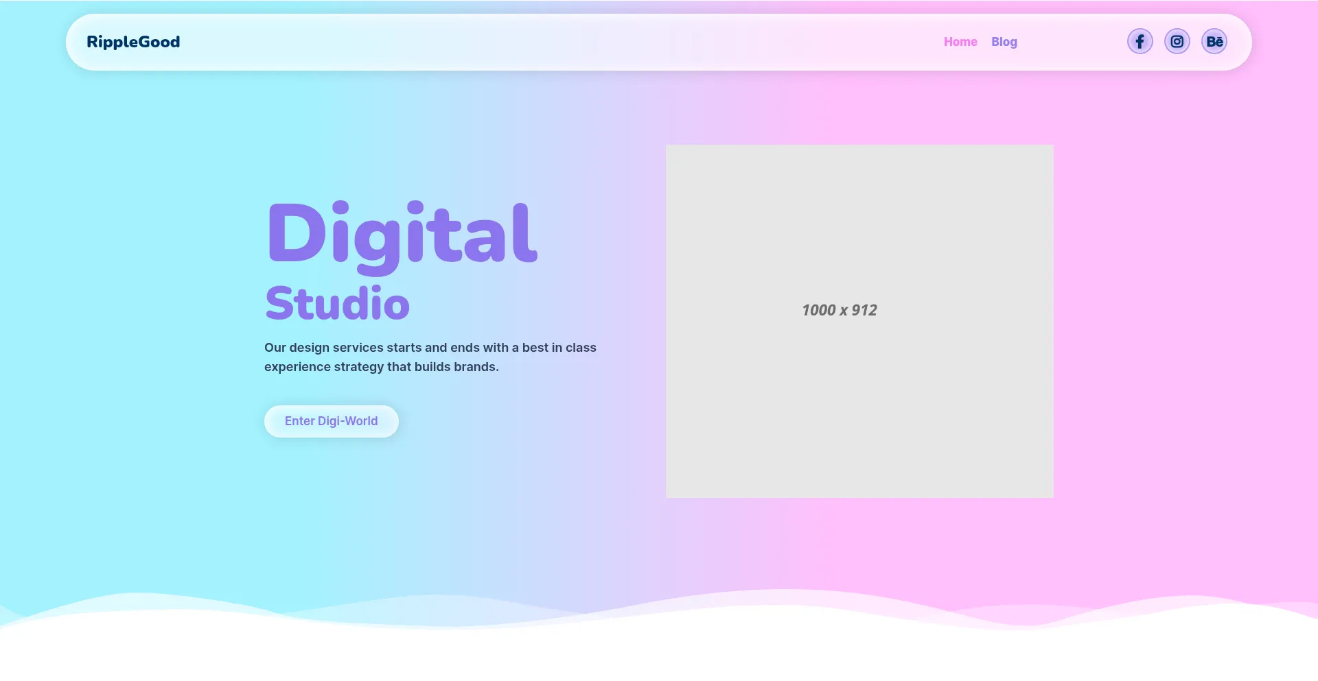 Website screenshot of Ripplegood.xyz