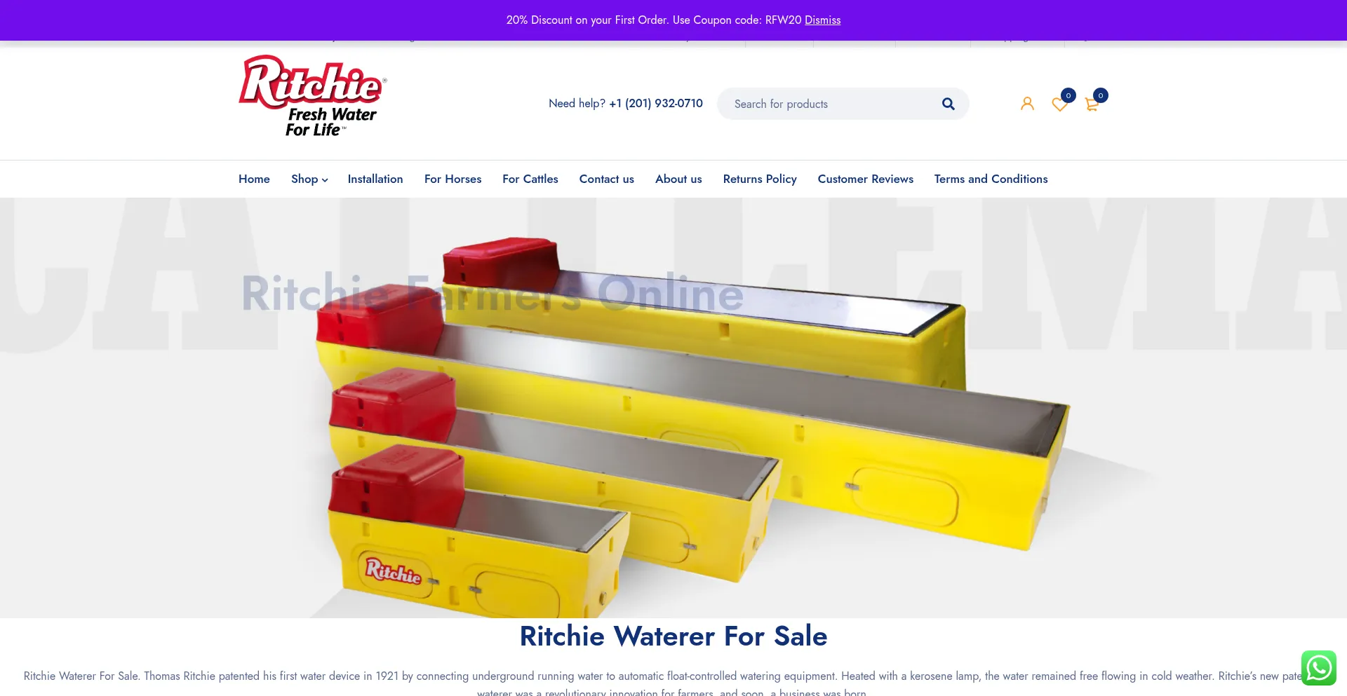 Ritchiewatererforsale.com