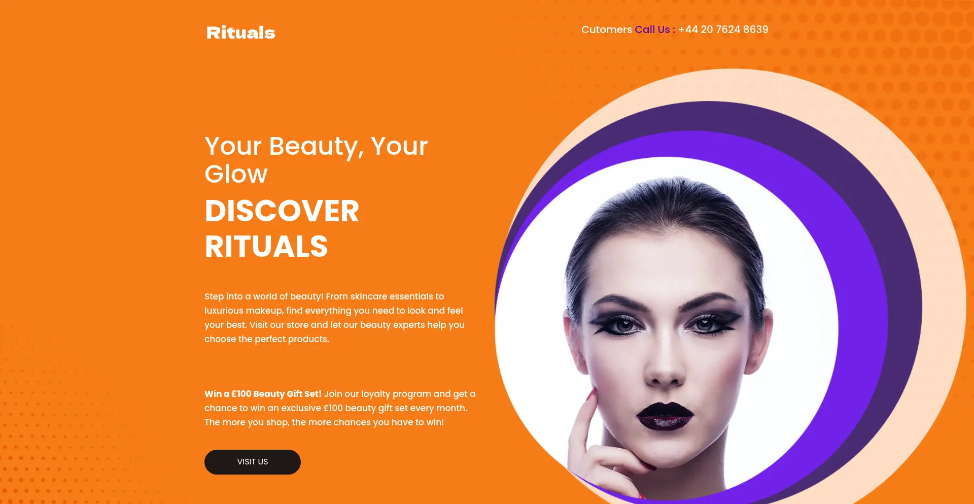 Website screenshot of Ritualmode.com