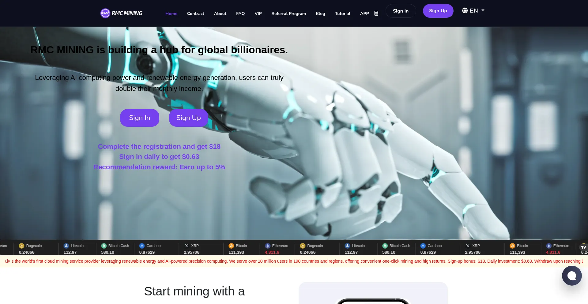 Ist Rmcmining.com sicher und vertrauenswürdig?