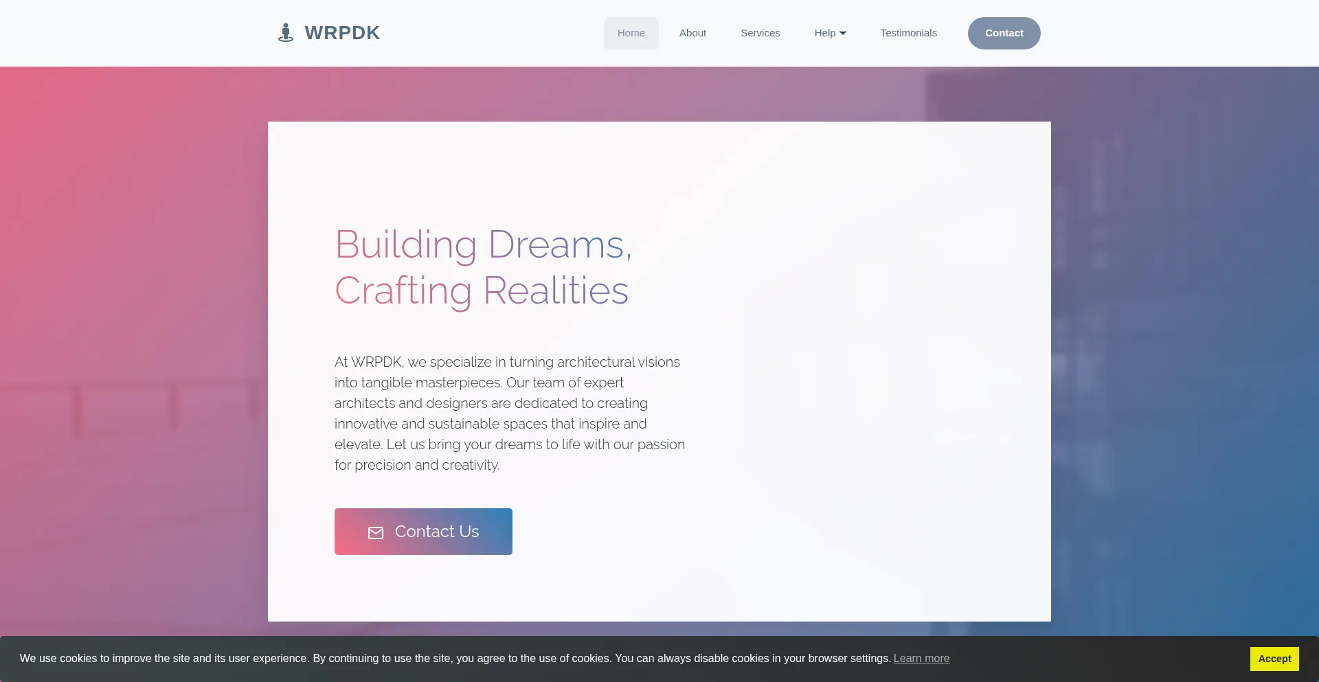 Website screenshot of Rmlbd.com