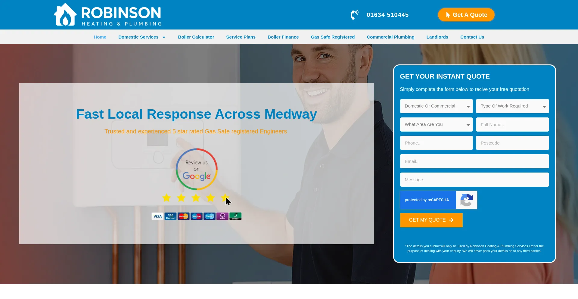 Robinsonplumbers-medway.co.uk