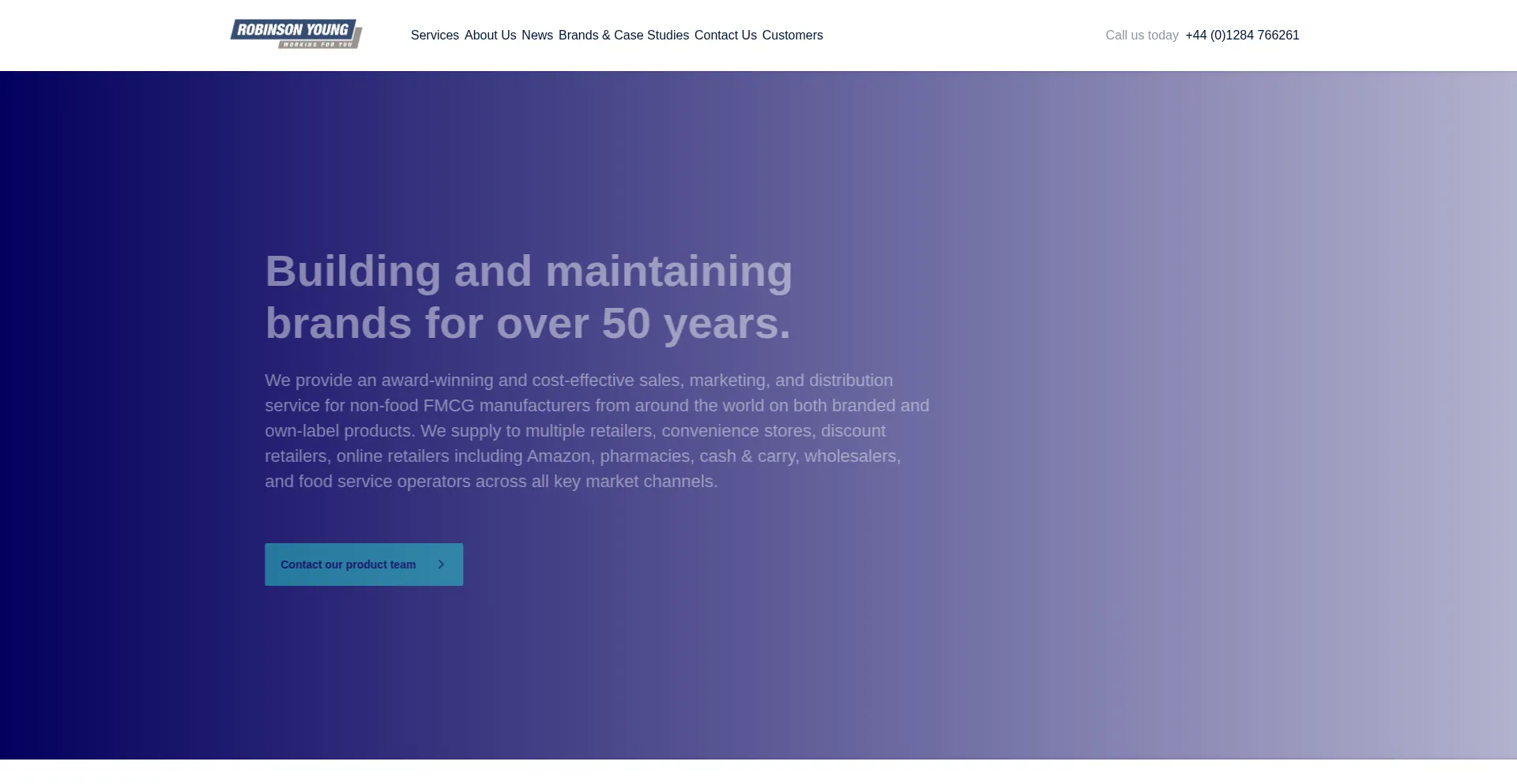 Website screenshot of Robinsonyoung.co.uk
