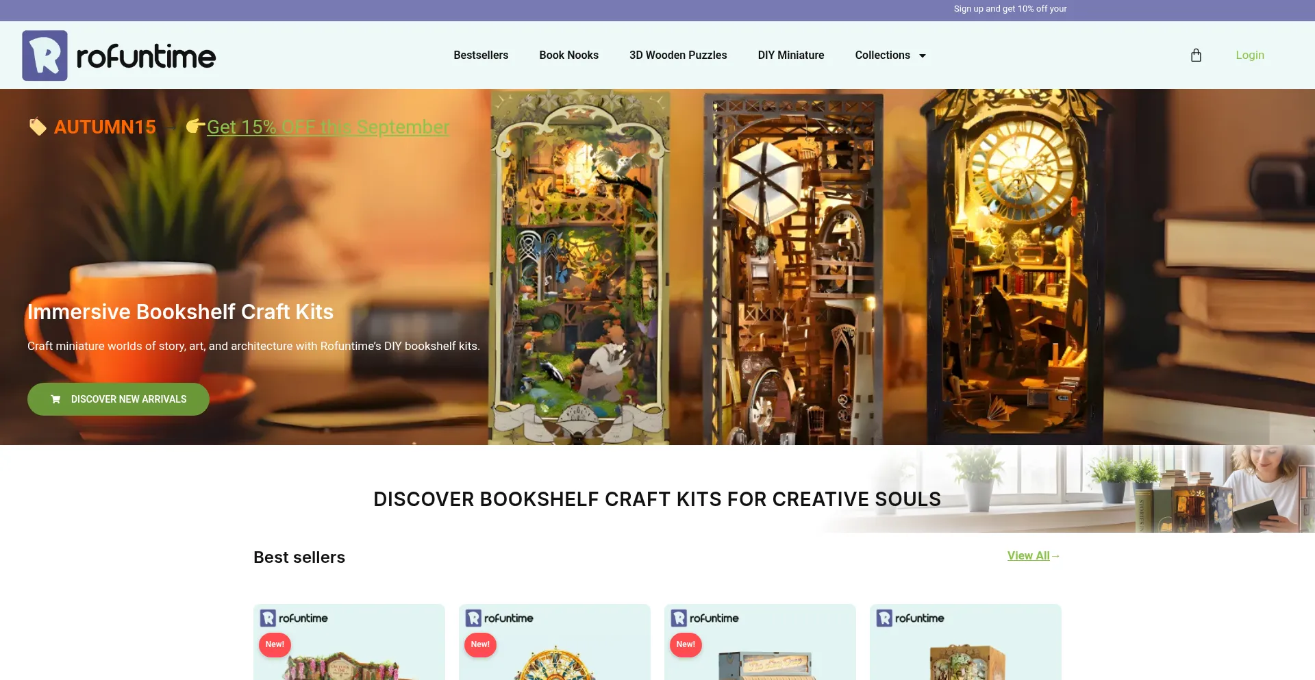 Website screenshot of Rofuntime.com
