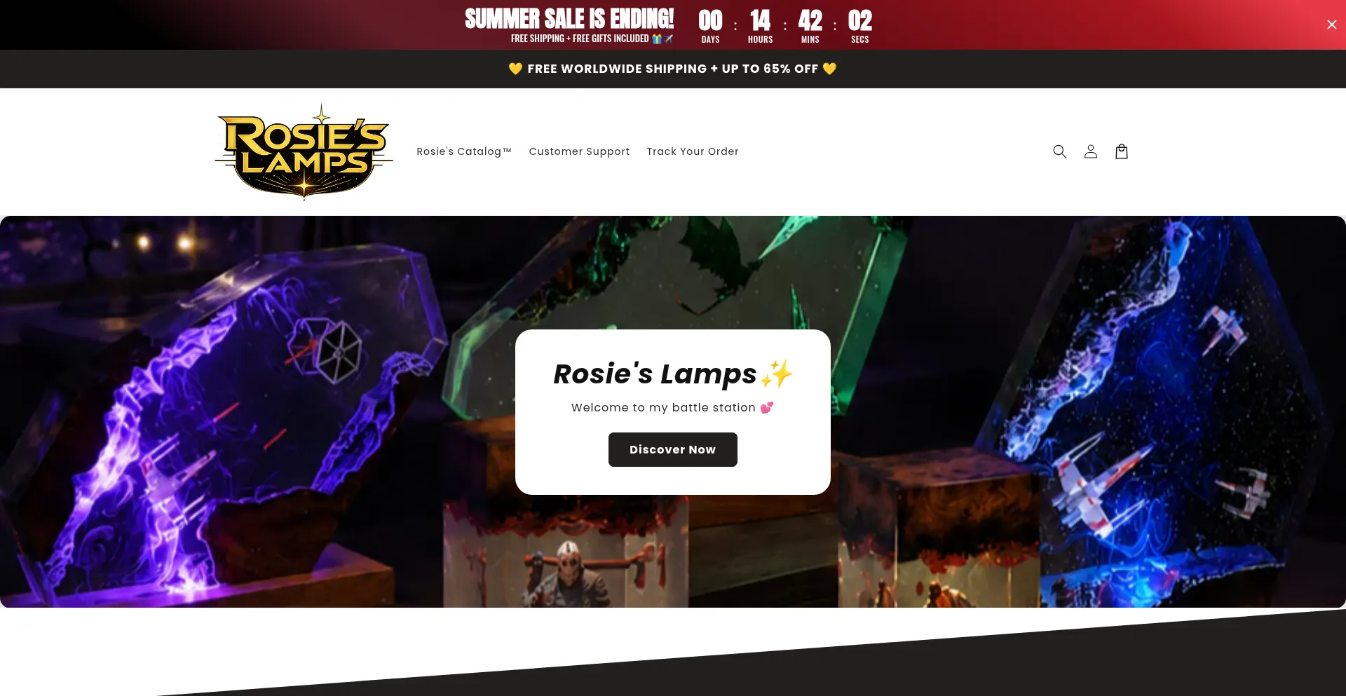 Rosiemakeslamps.com