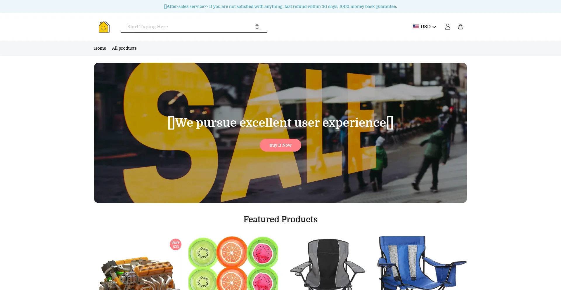 Website screenshot of Rossalee.com