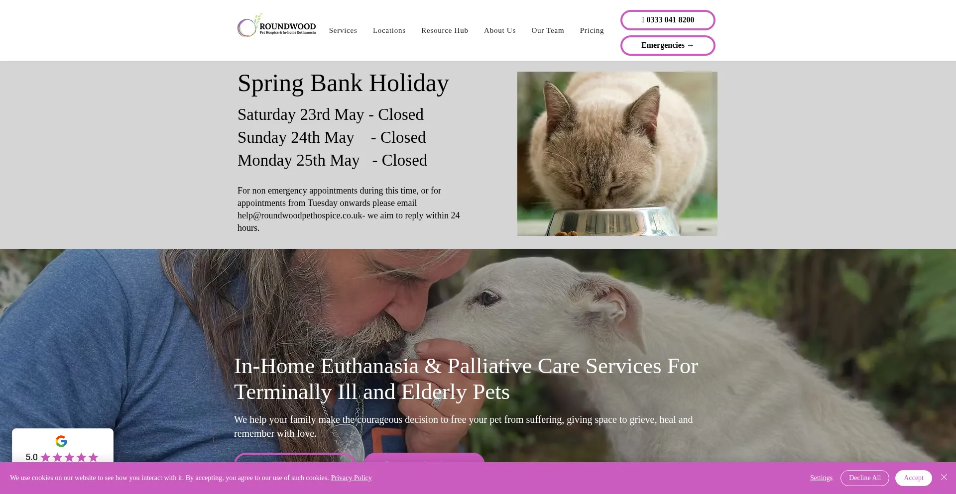 Roundwoodpethospice.co.uk