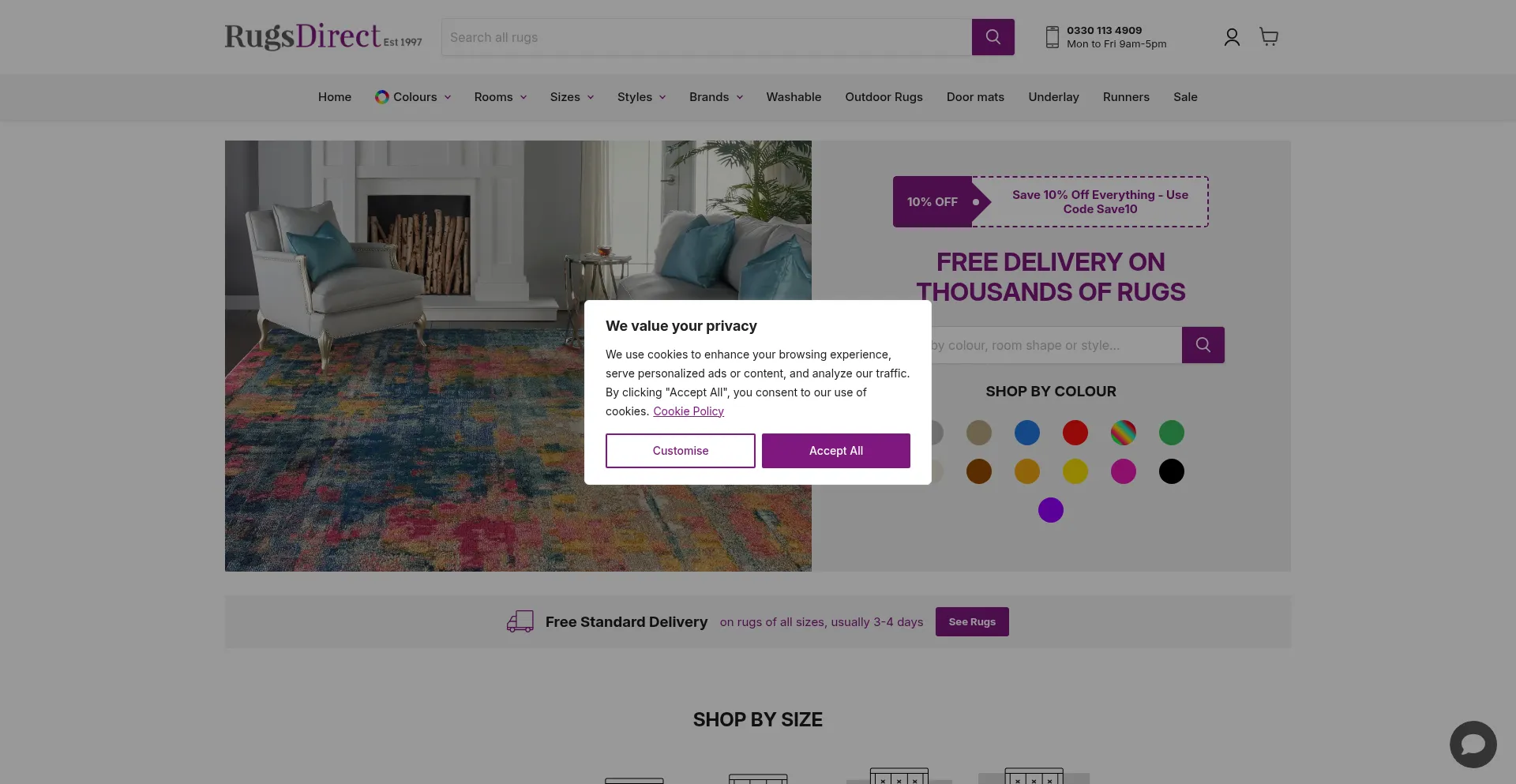Rugsdirect.co.uk Screenshot
