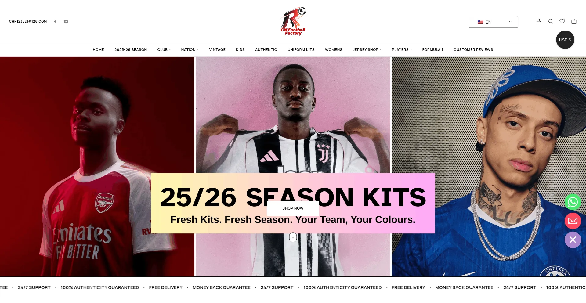 Website screenshot of Runyuyunfc.com