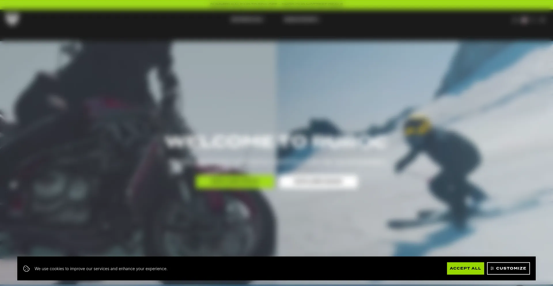 Website screenshot of Rurocmotors.com
