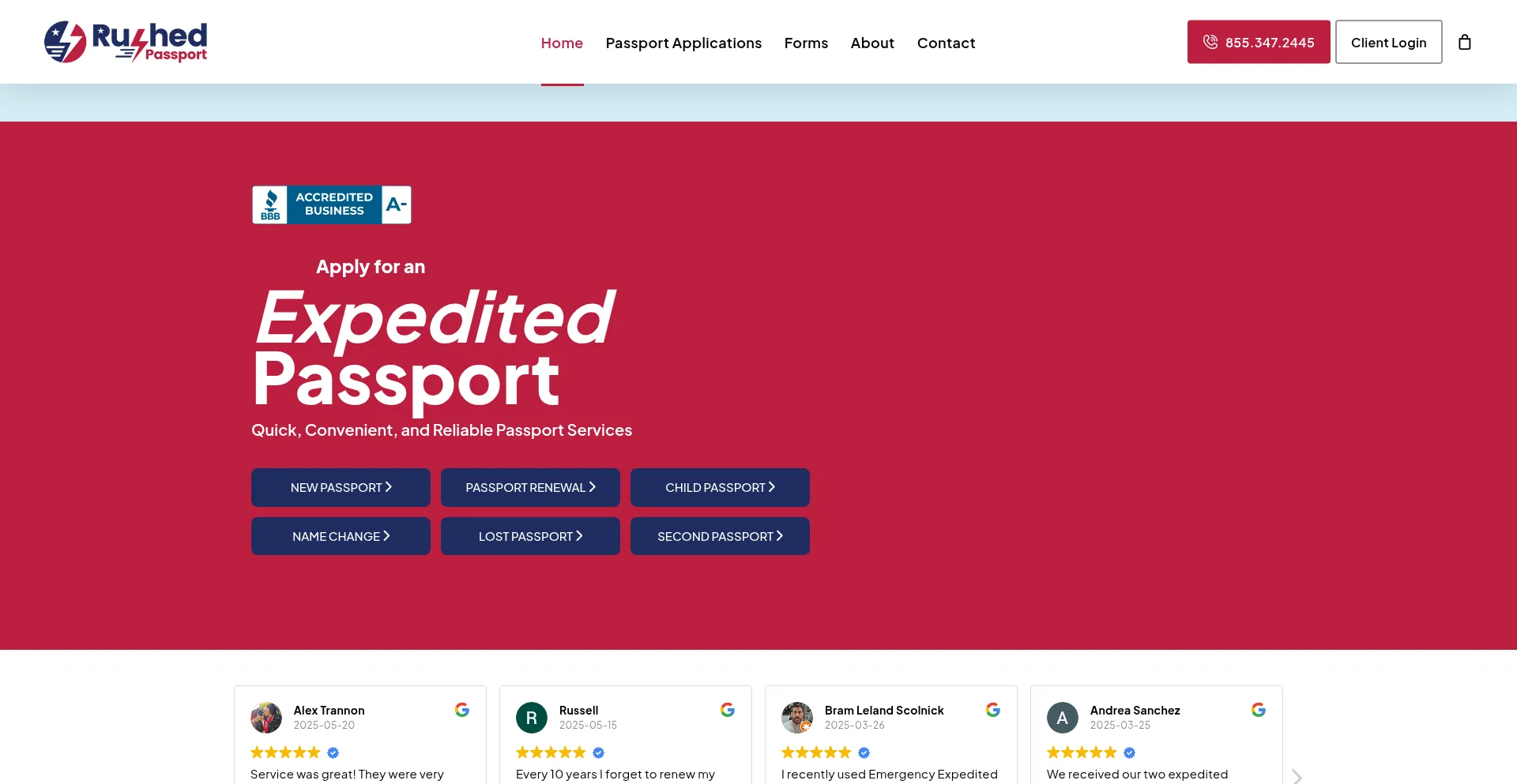 Rushedpassport.com