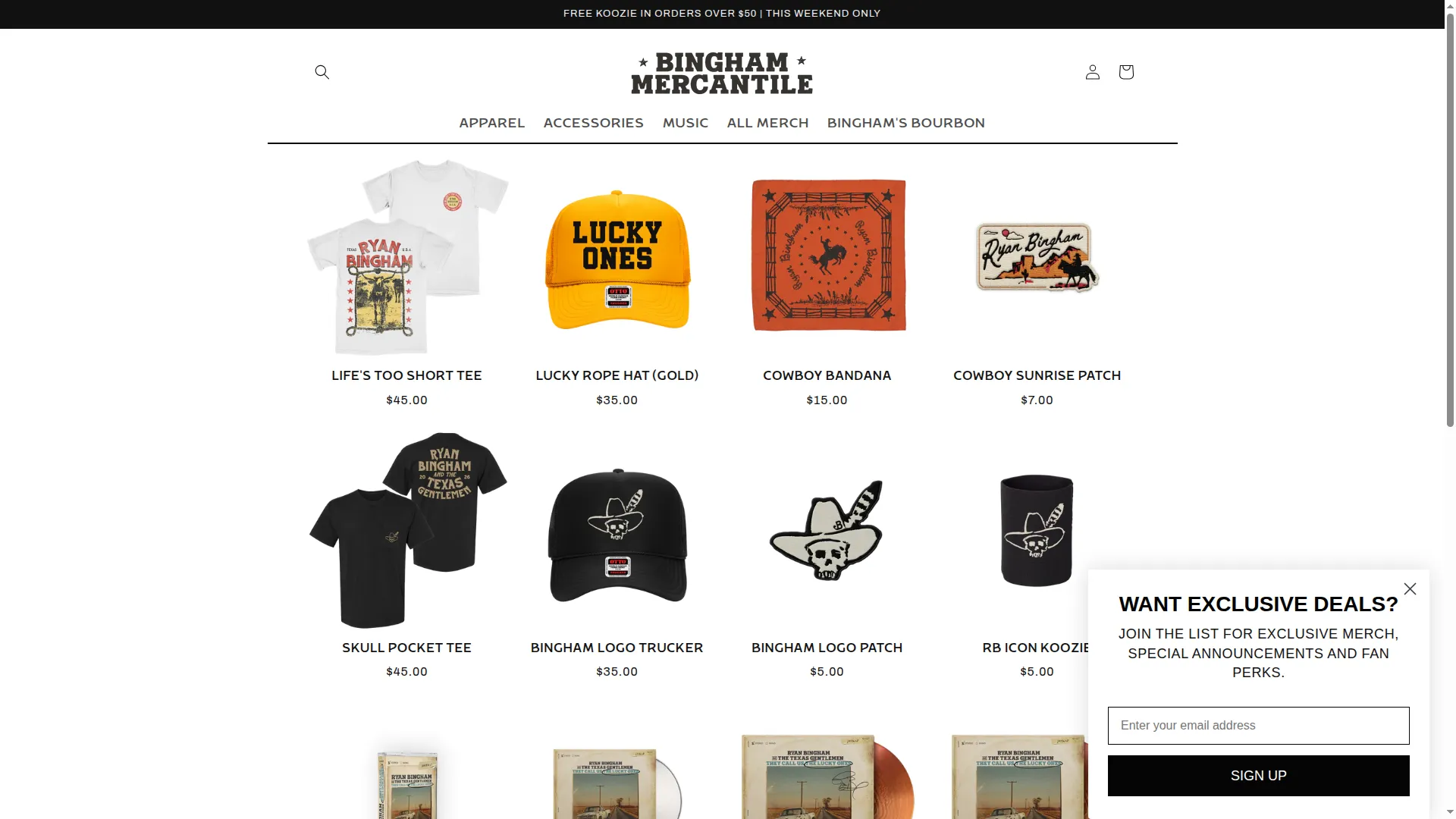 Ryanbinghamstore.com