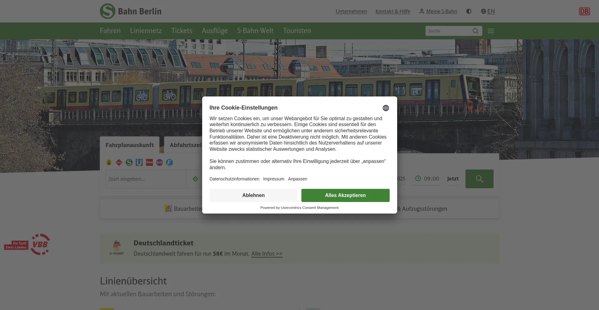 Ist S-bahn-berlin.de sicher und vertrauenswürdig?