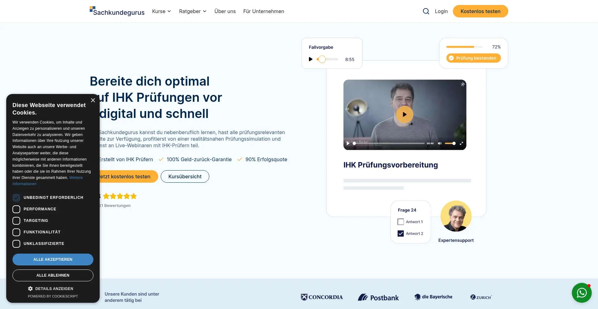 Ist Sachkundegurus.de sicher und vertrauenswürdig?