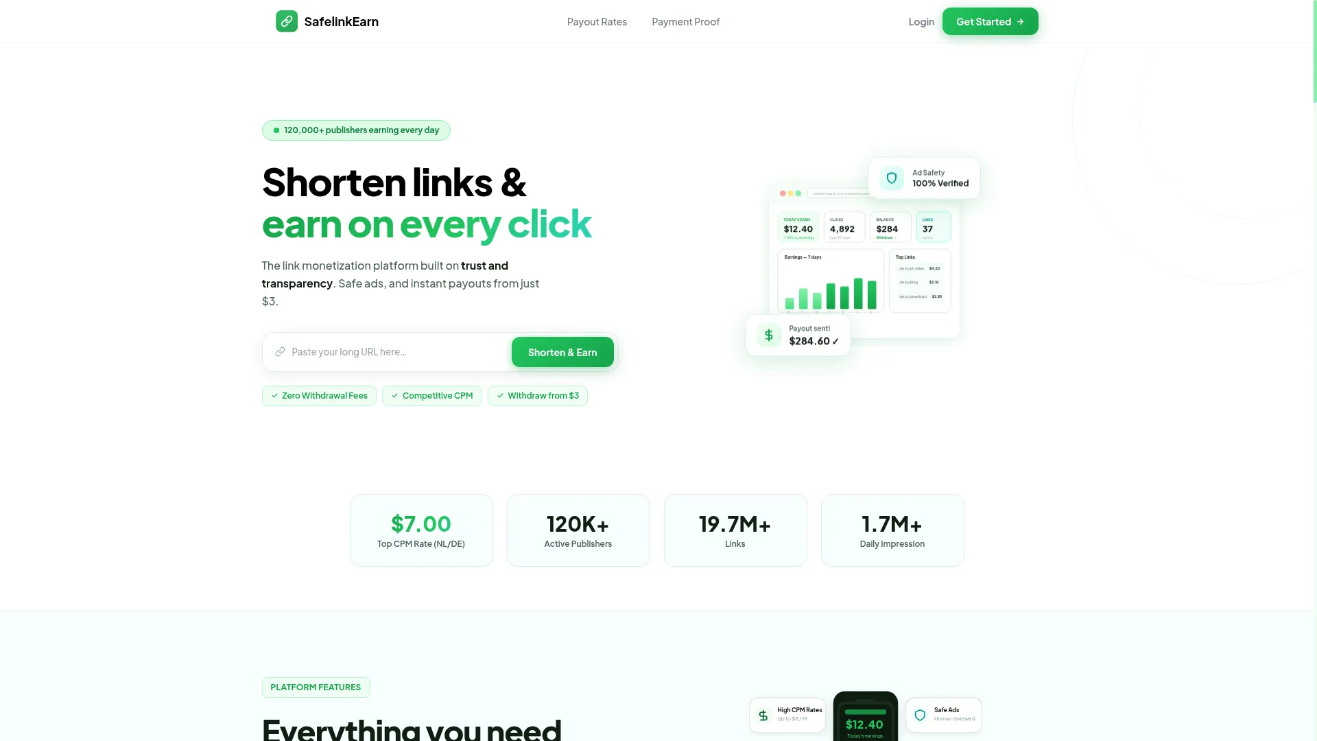 Safelinkearn.com