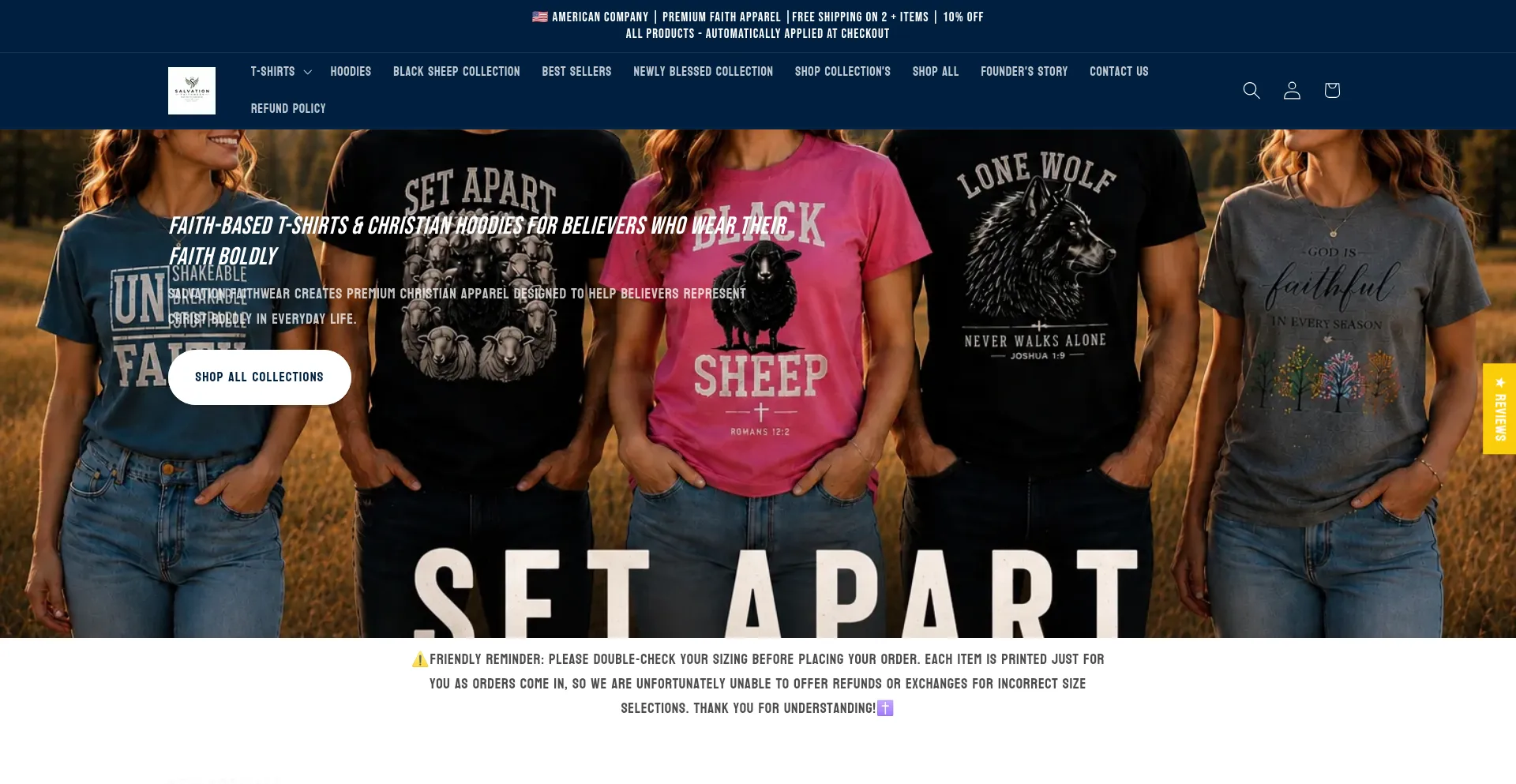 Salvationfaithwear.com