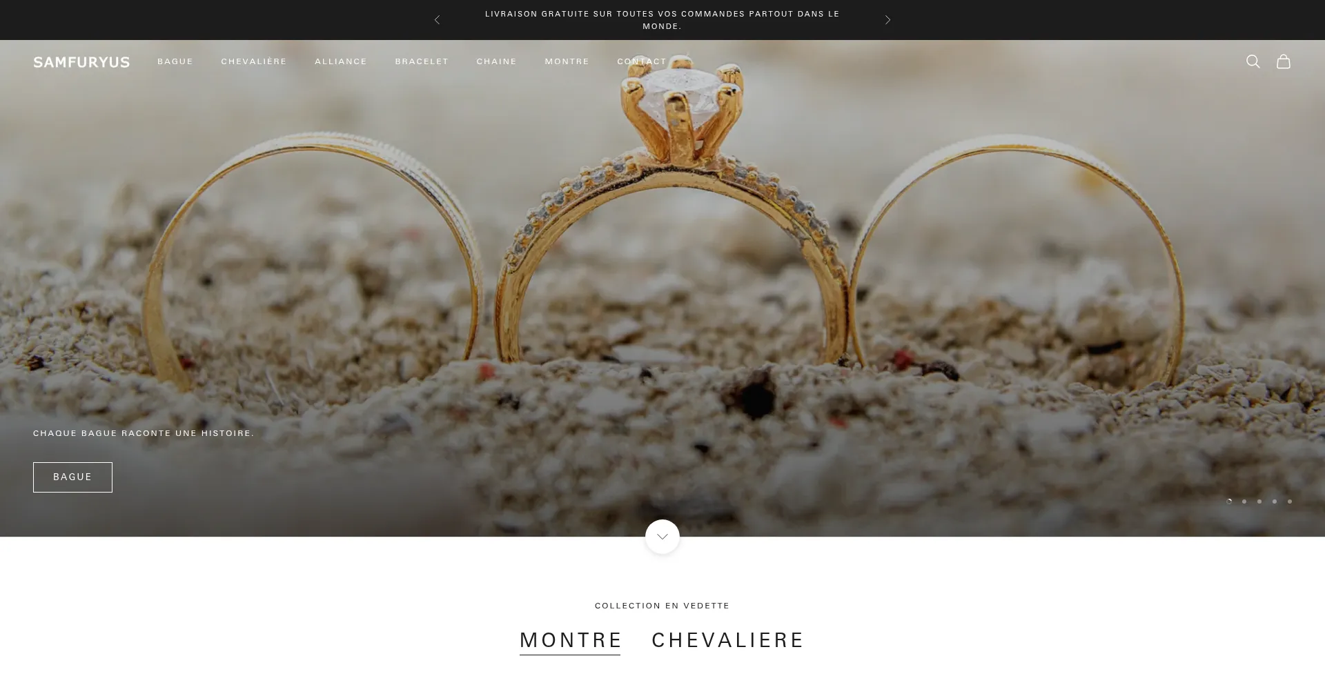 Website screenshot of Samfuryus.com