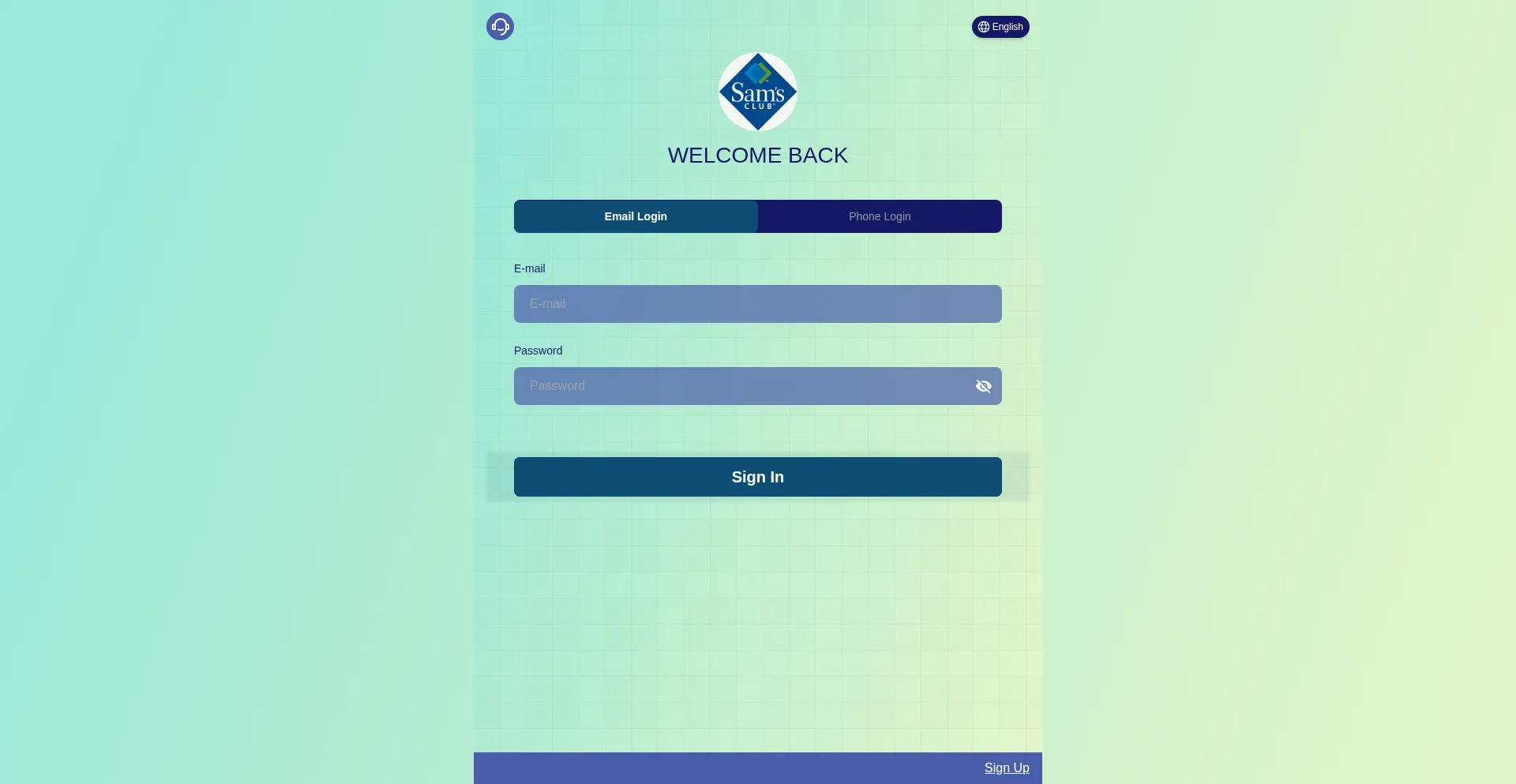 Website screenshot of Sams-vip.cc