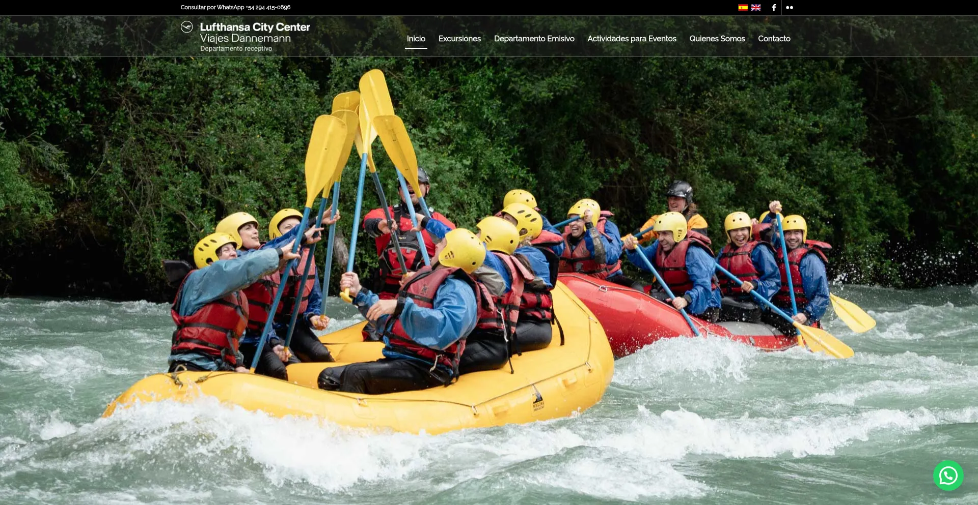 Website screenshot of Sancarlosdebariloche.ar