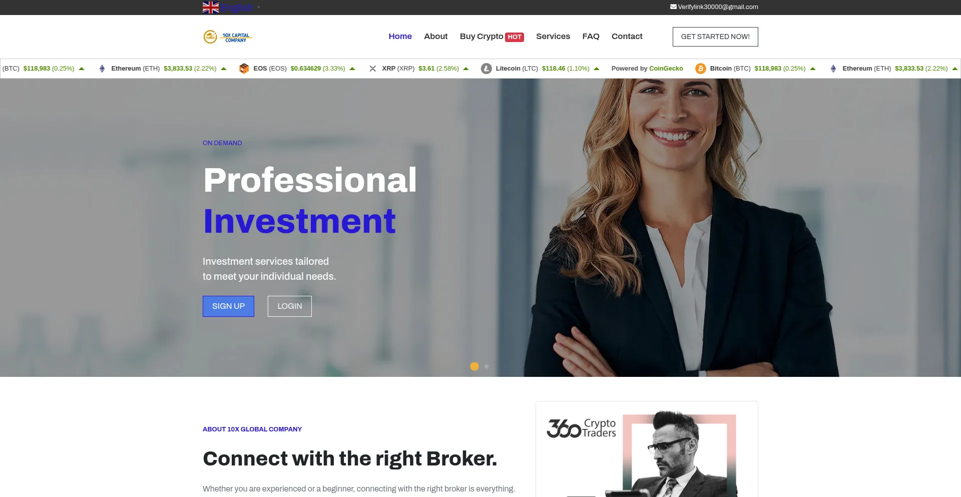 Website screenshot of Sarahassistance.com