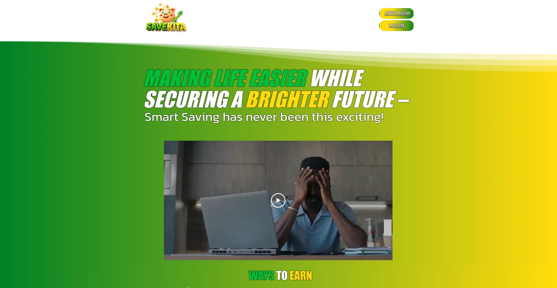 Website screenshot of Savekita.com