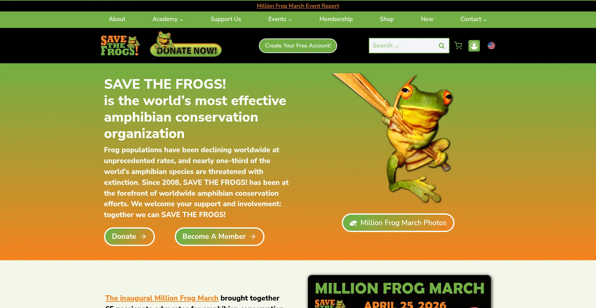 Savethefrogs.com