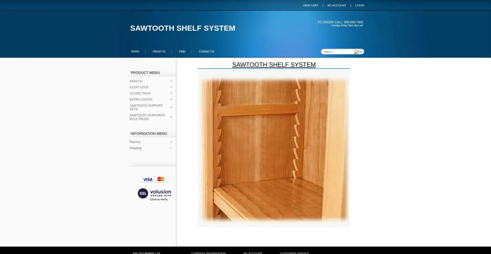 Sawtoothshelfsystemstore.com