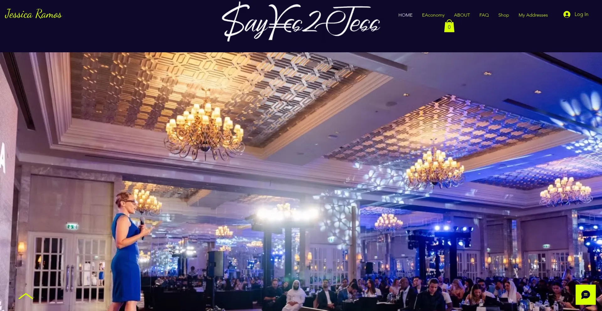 Website screenshot of Sayyes2jess.com