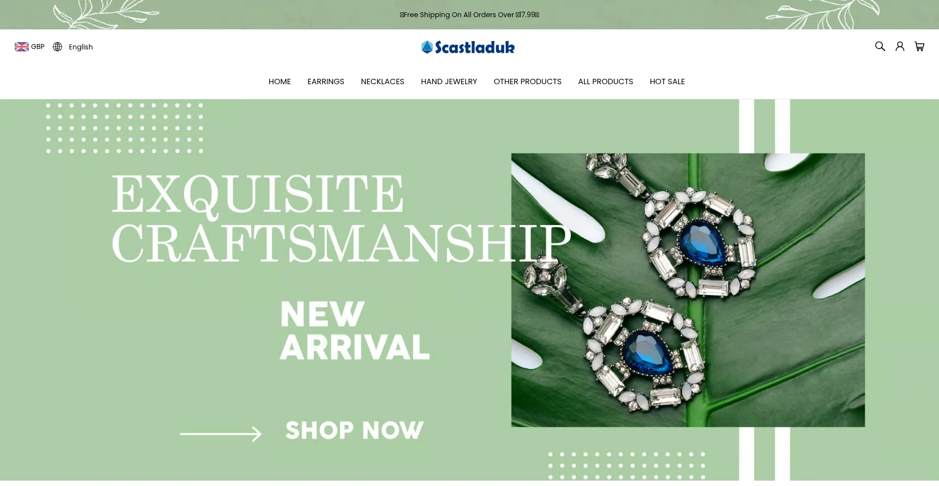 Website screenshot of Scastladuk.com