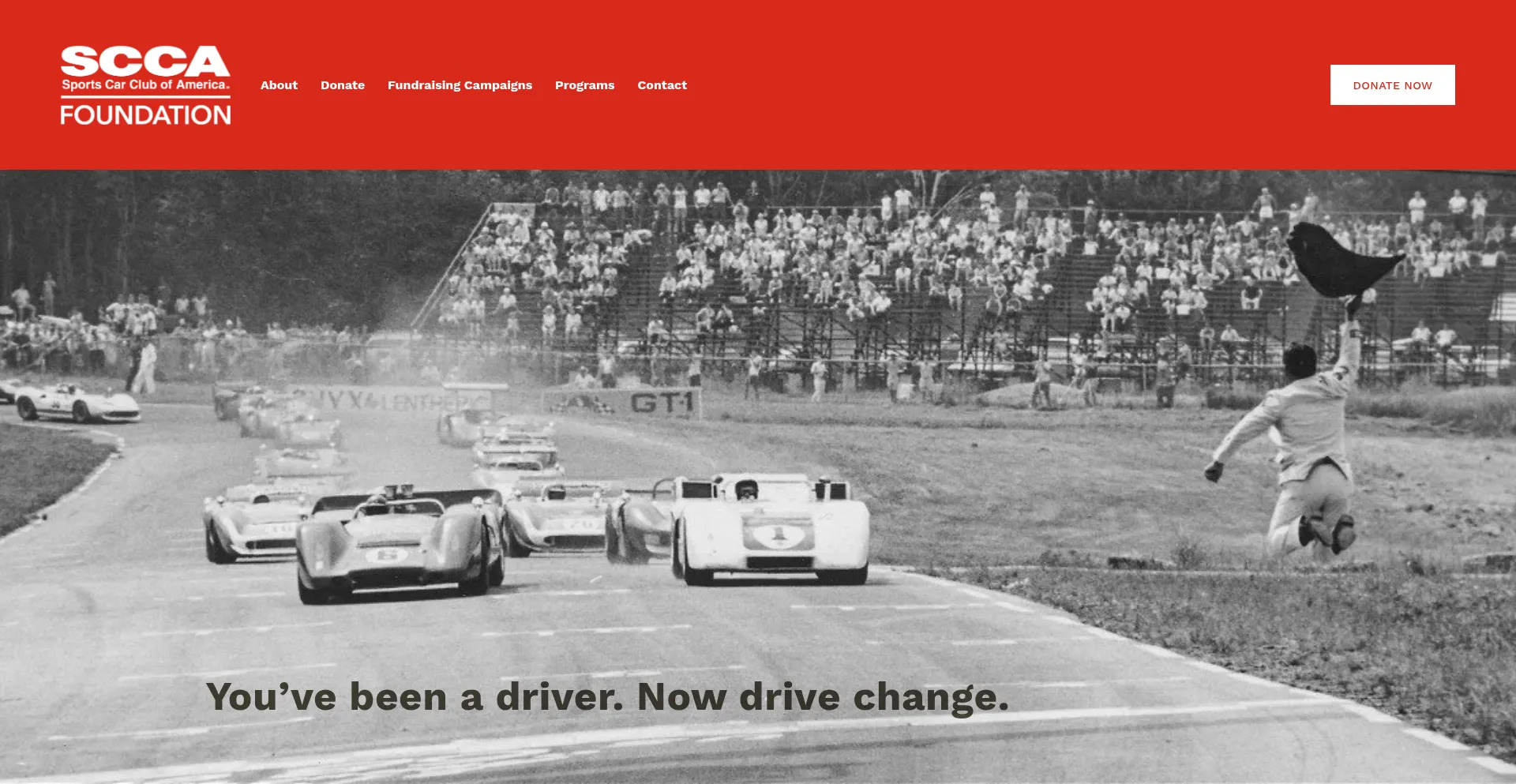 Website screenshot of Sccafoundation.org