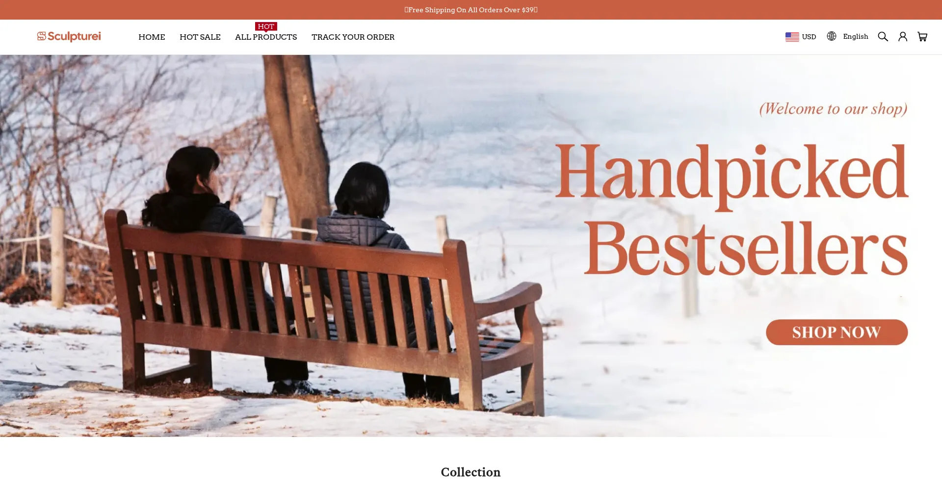 Website screenshot of Sculpturei.com