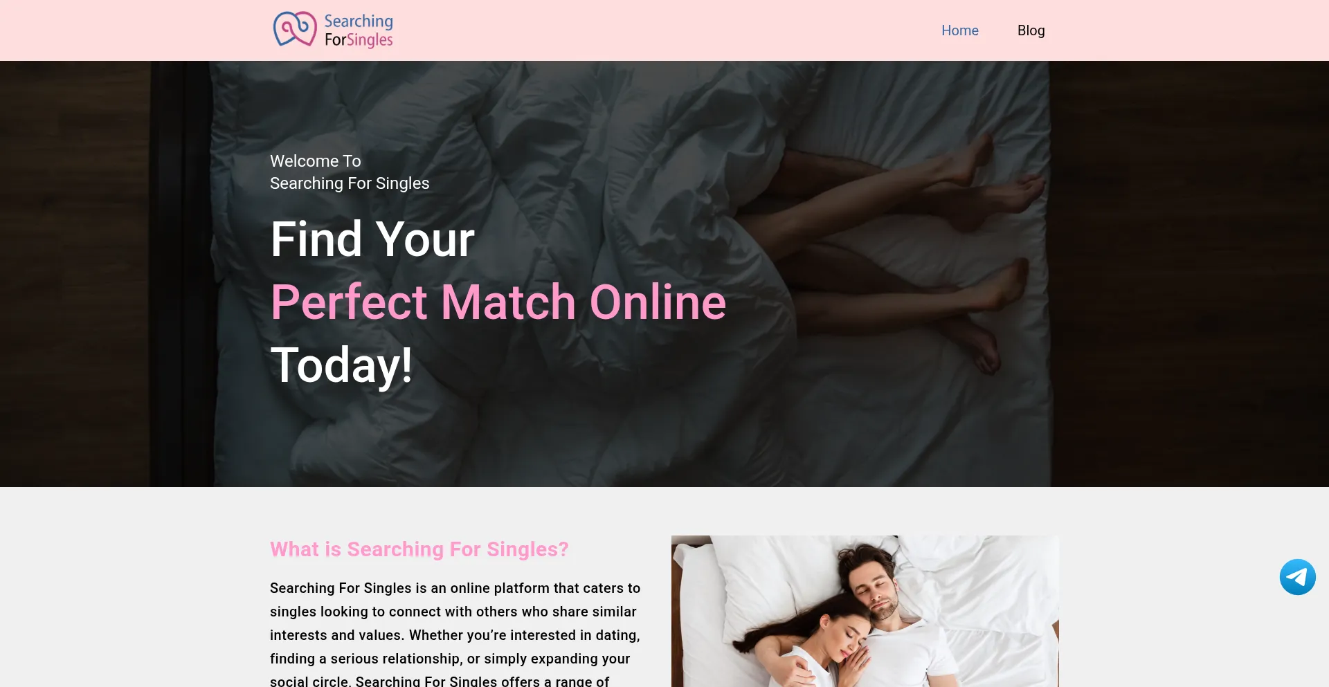 Searchingforsingles.org Screenshot