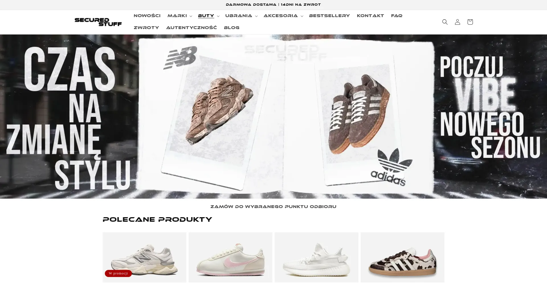 Website screenshot of Securedstuff.pl