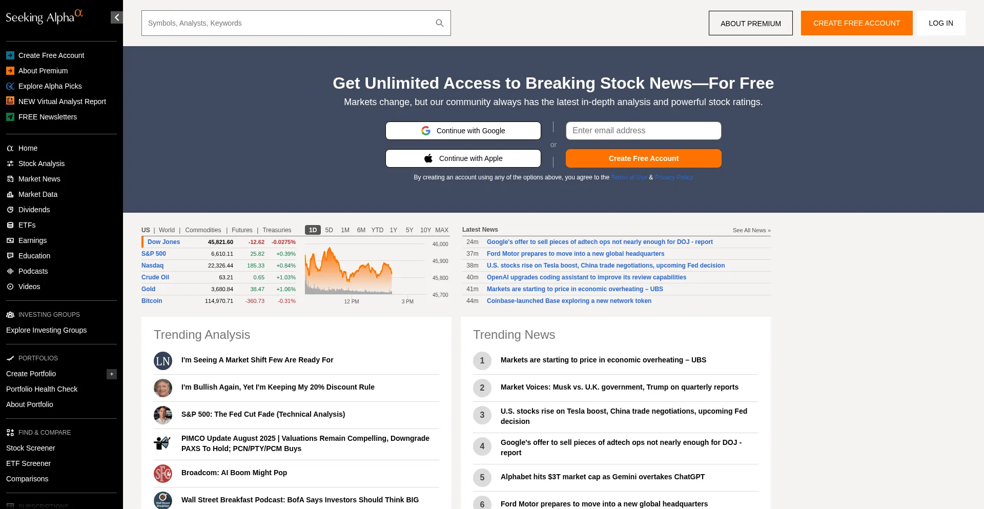 Ist Seekingalpha.com sicher und vertrauenswürdig?