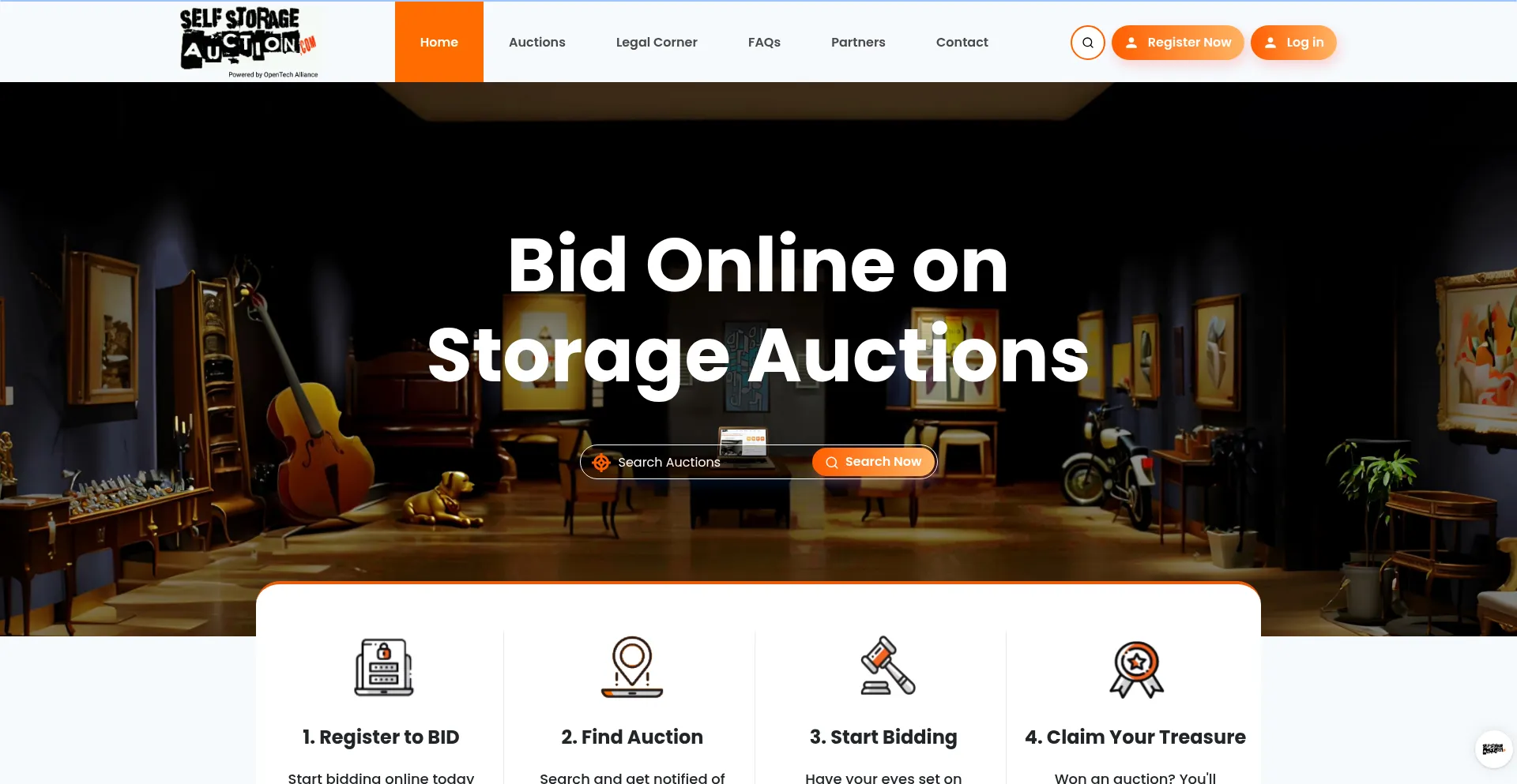 Selfstorageauction.com Screenshot
