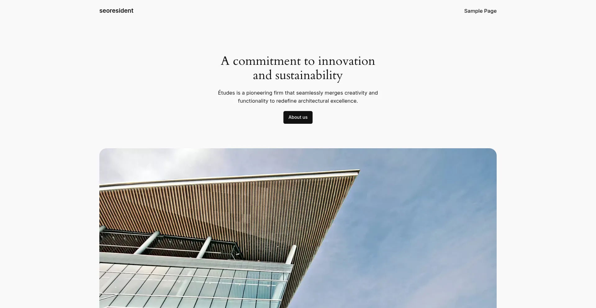 Website screenshot of Seoresident.com