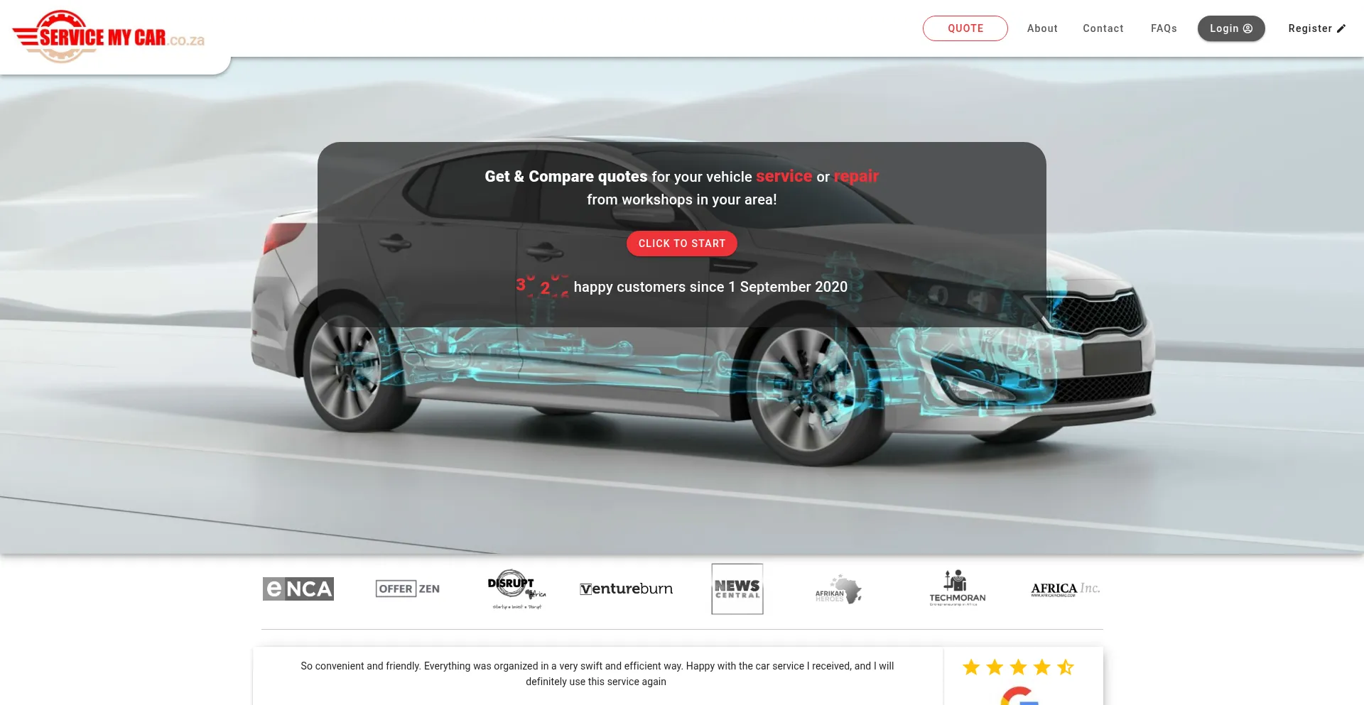 Ist Servicemycar.co.za sicher und vertrauenswürdig?