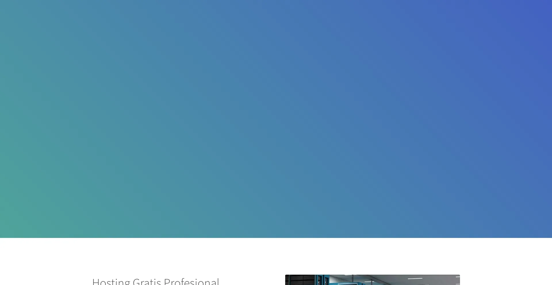 Website screenshot of Servidorgratuito.com