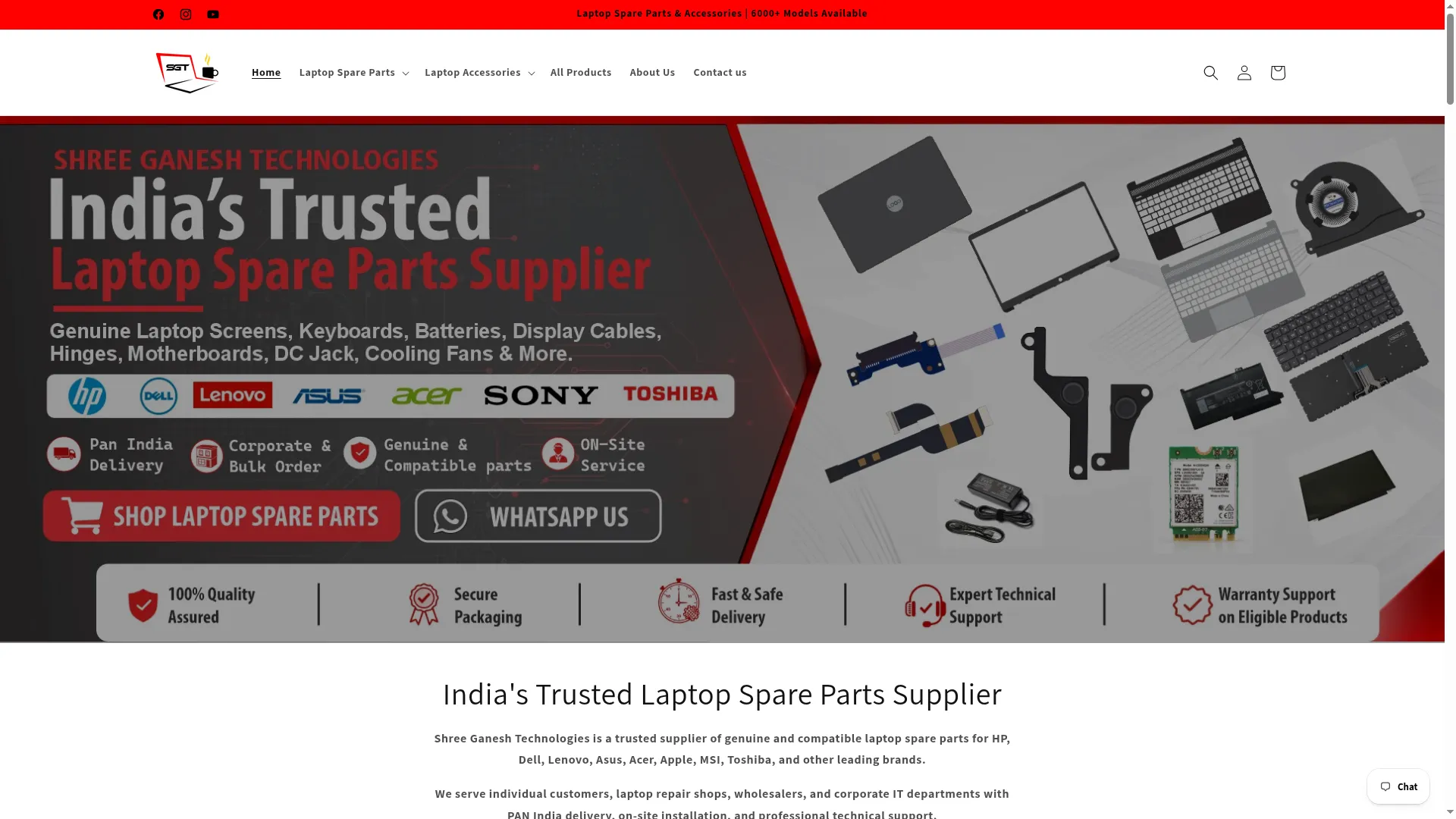 Sgtsparesmumbai.com