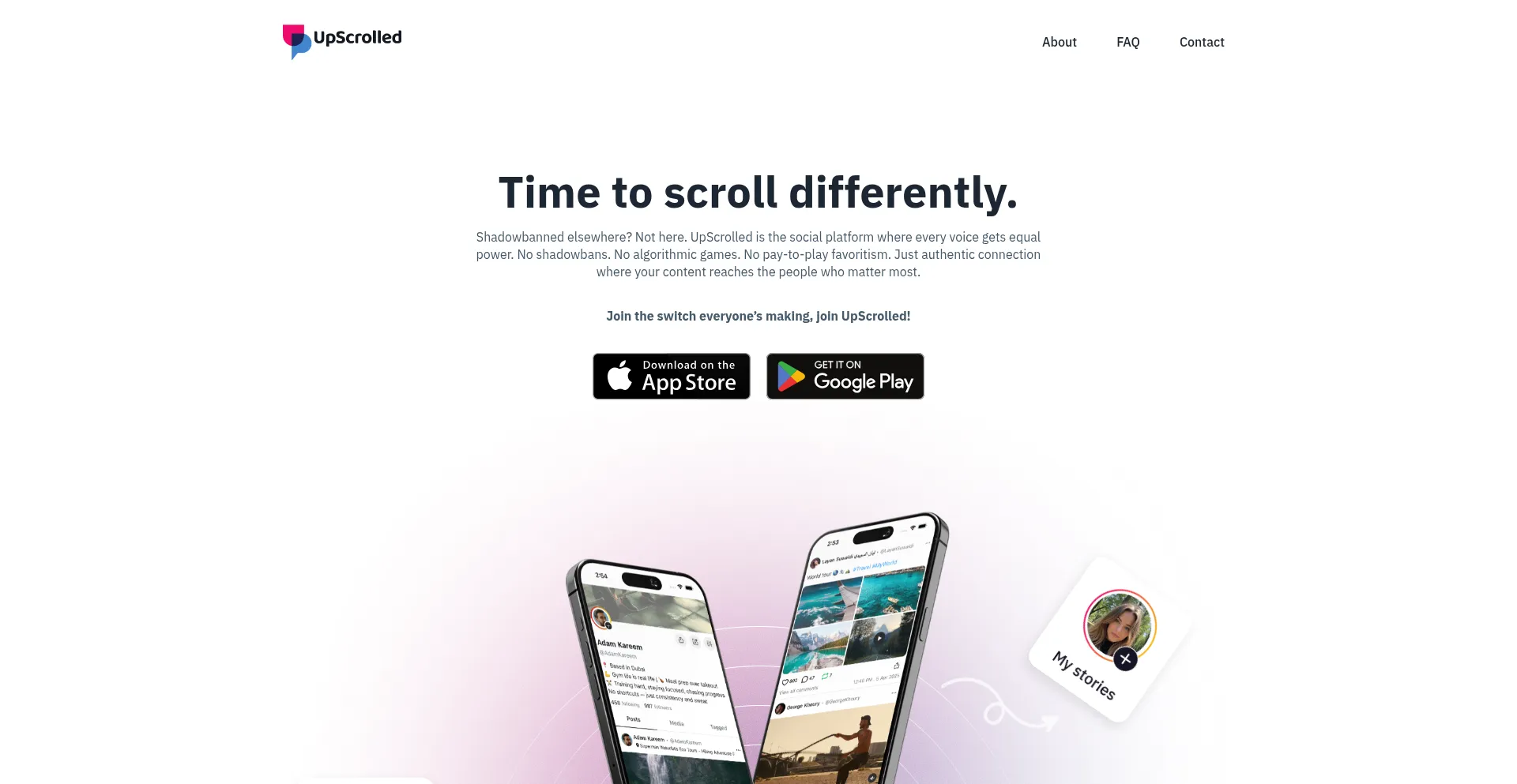 Share.upscrolled.com