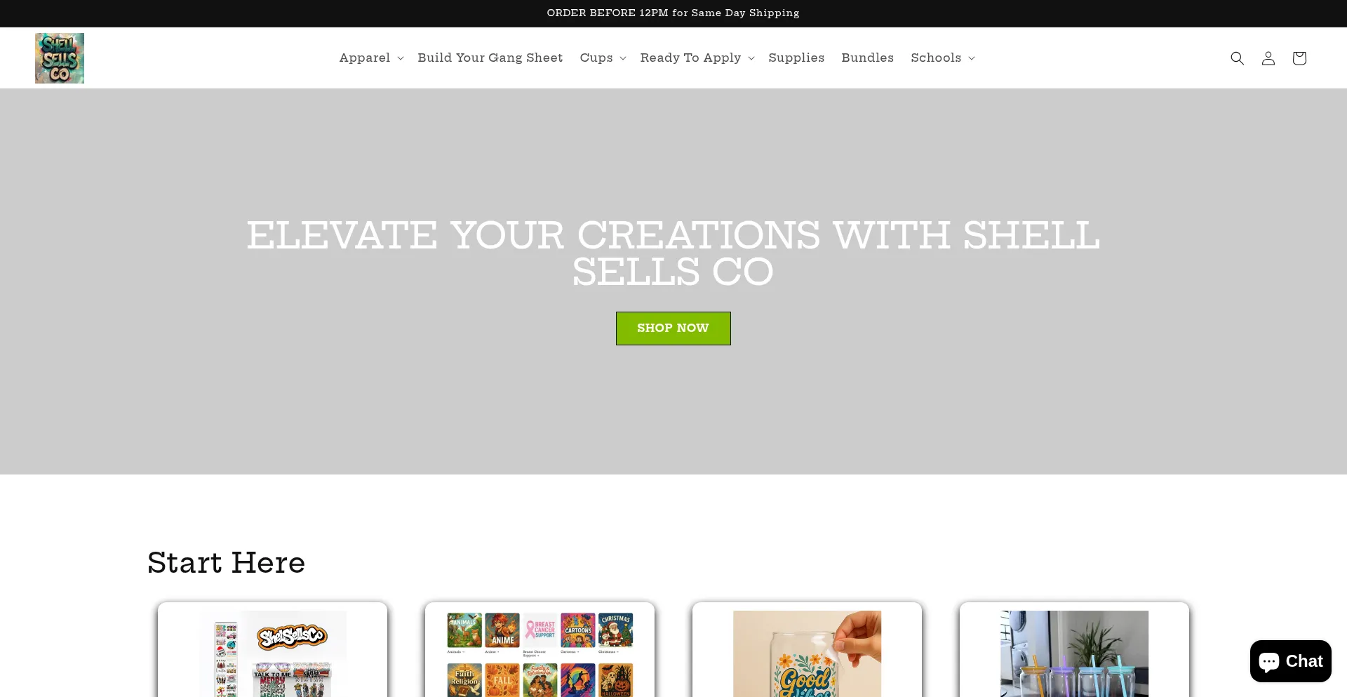 Shellsellsco.com Screenshot