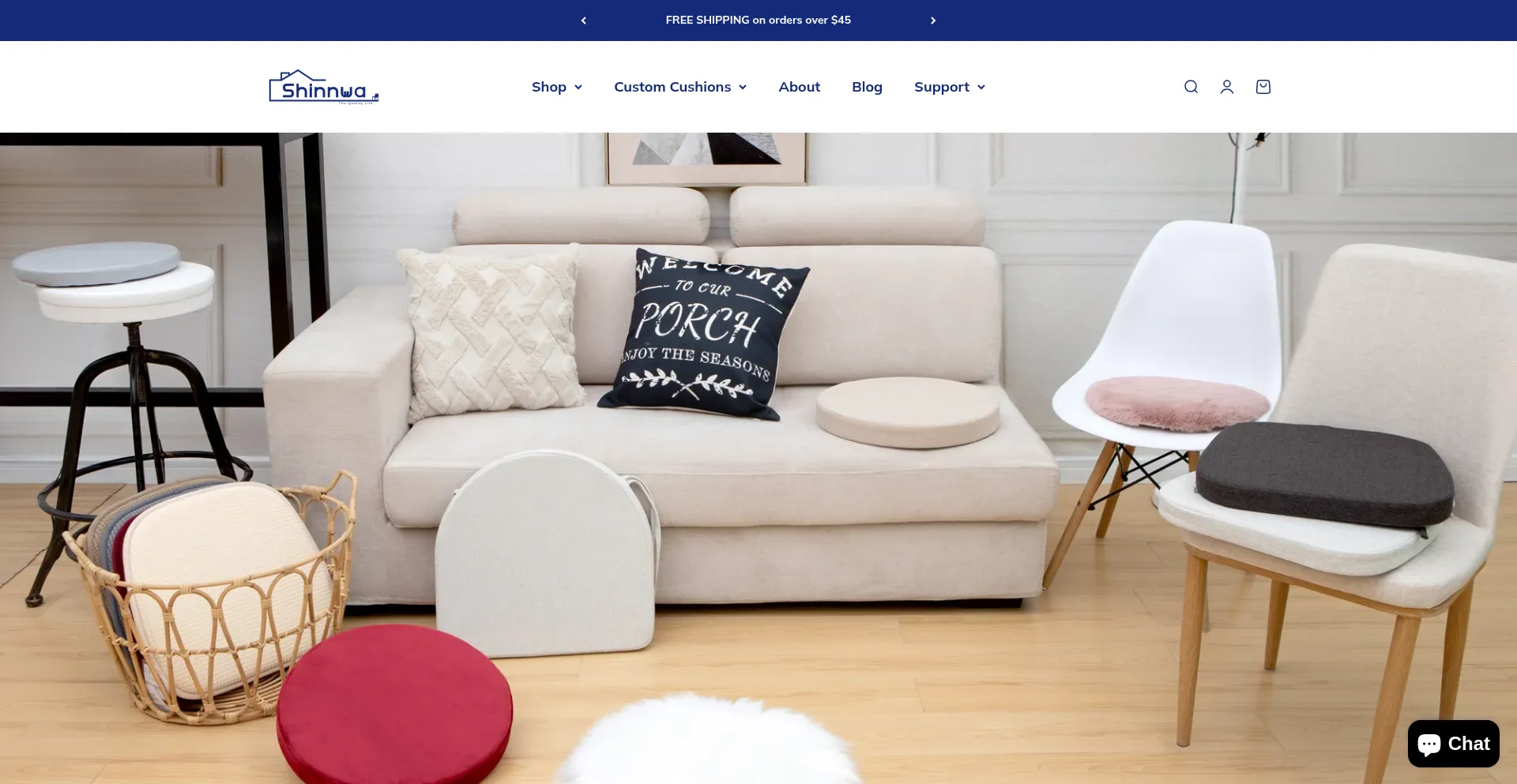 Website screenshot of Shinnwa.com