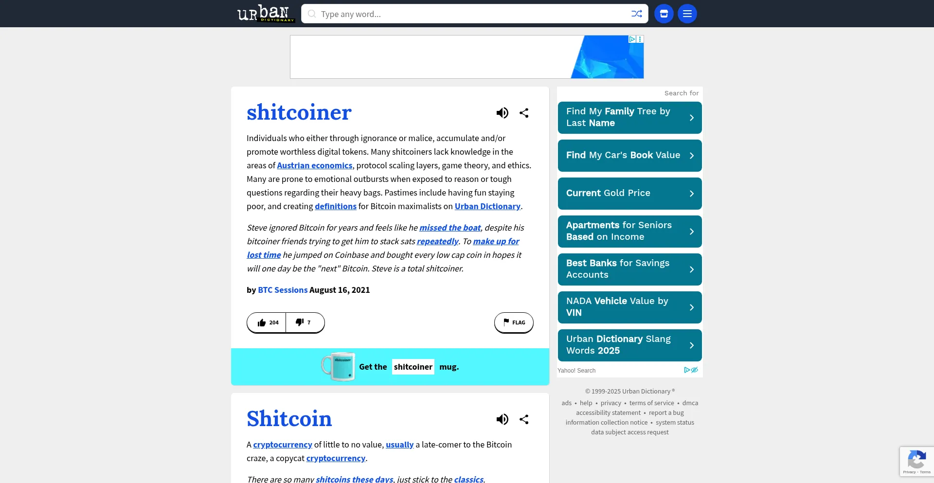 Shitcoin.urbanup.com