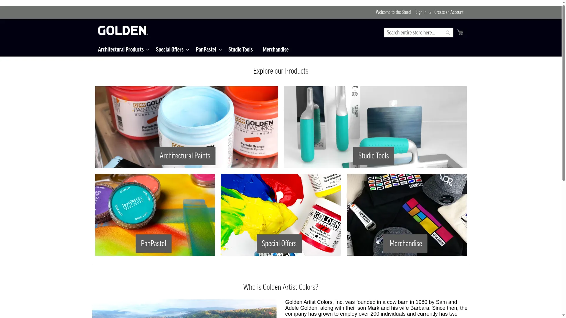 Shop.goldenartistcolors.com