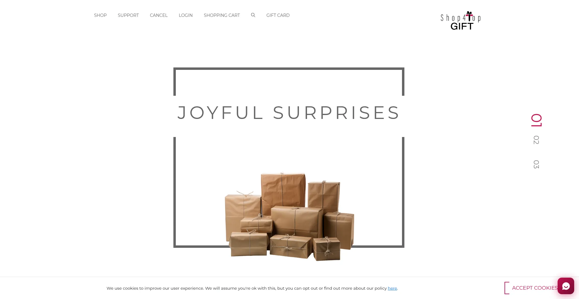 Shop4topgift.com Screenshot